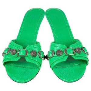 Balenciaga Studded Accent Slides!